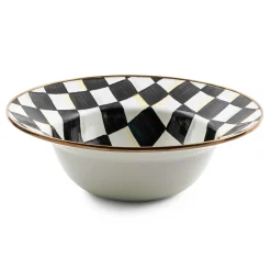 MacKenzie-Childs Courtly Check Serving Bowl| Fall Entertaining|Serveware