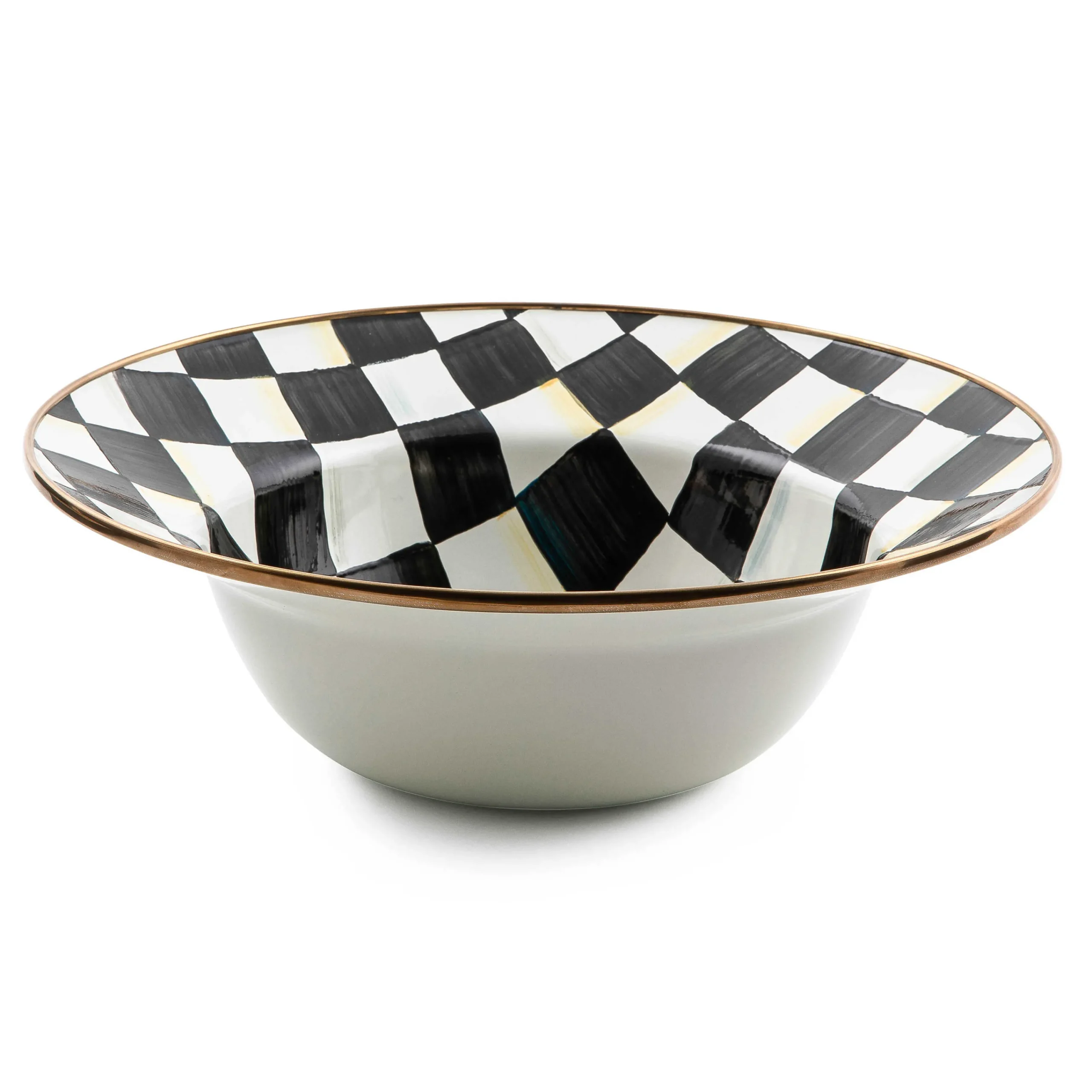 MacKenzie-Childs Courtly Check Serving Bowl| Fall Entertaining|Serveware
