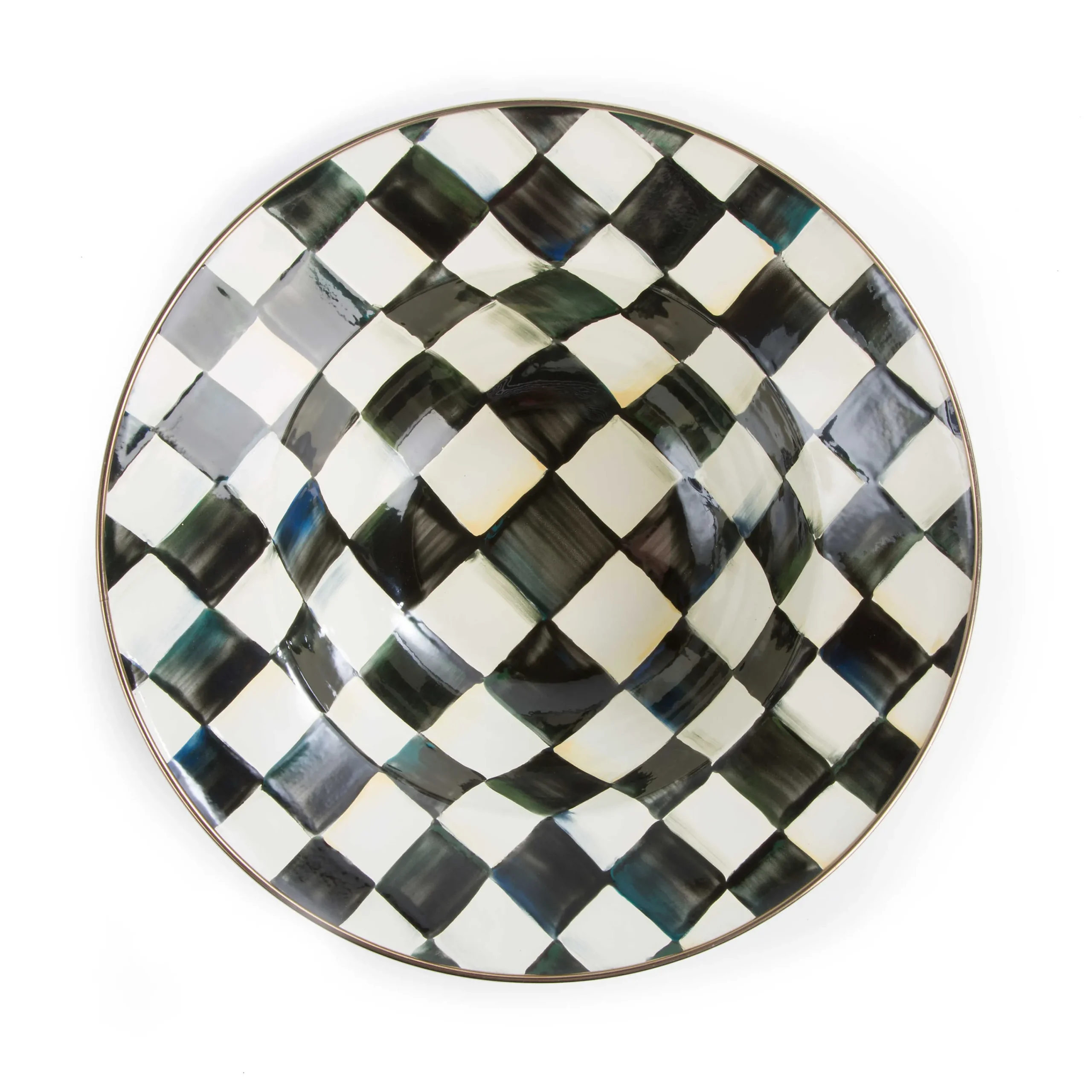 MacKenzie-Childs Courtly Check Serving Bowl| Fall Entertaining|Serveware