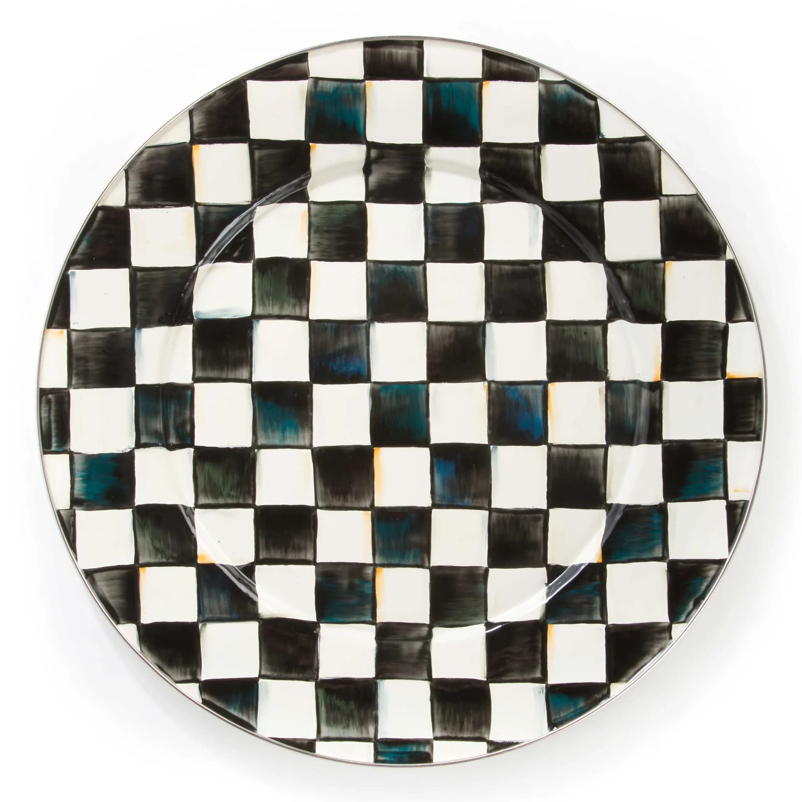 MacKenzie-Childs Courtly Check Serving Platter| Bar Entertaining|Serveware