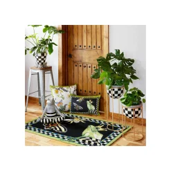 MacKenzie-Childs Courtly Check Short Plant Stand| Outdoor