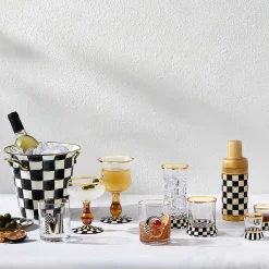 MacKenzie-Childs Courtly Check Shot Glass| Drinkware|Bar Entertaining