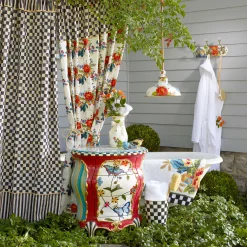 MacKenzie-Childs Courtly Check Shower Curtain| Bath & Bath Accessories