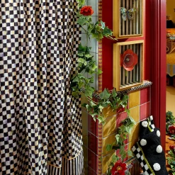 MacKenzie-Childs Courtly Check Shower Curtain| Bath & Bath Accessories