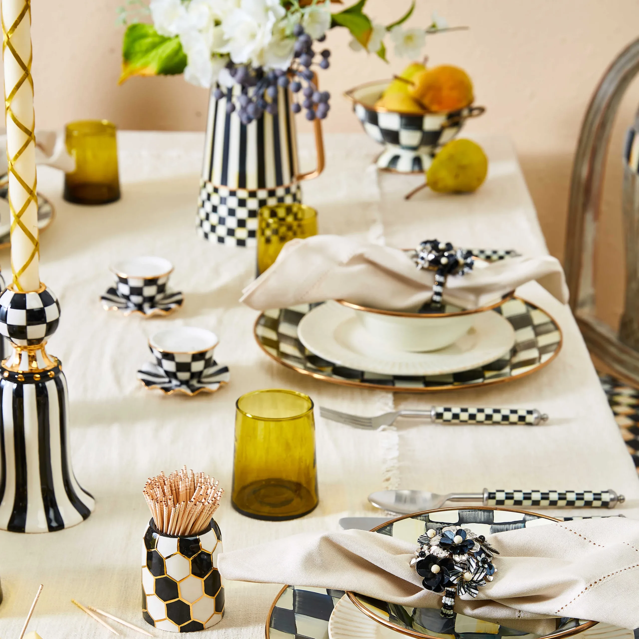 MacKenzie-Childs Courtly Check Simply Anything Bowl| Serveware