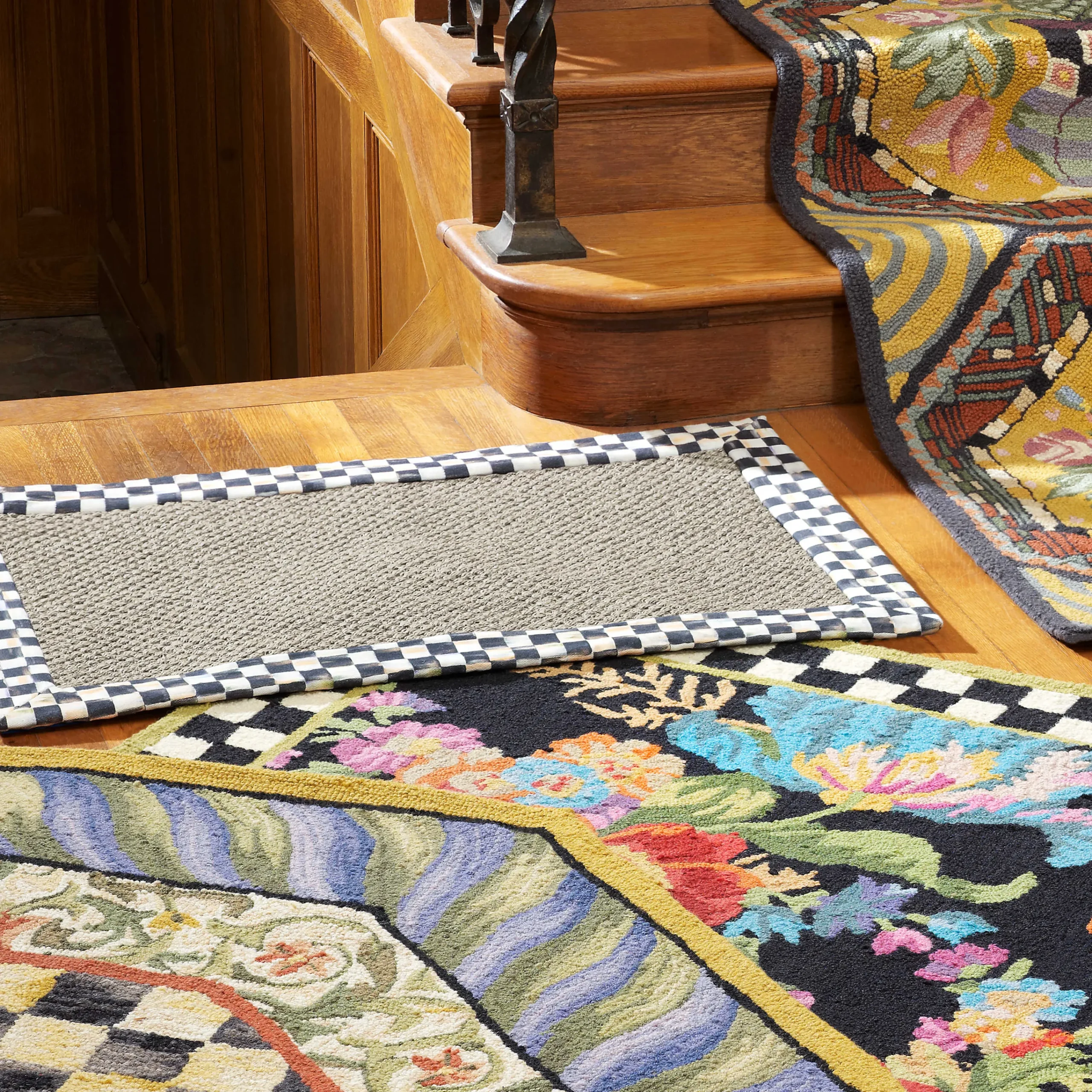 MacKenzie-Childs Courtly Check Sisal 2' x 3' Rug| Rugs