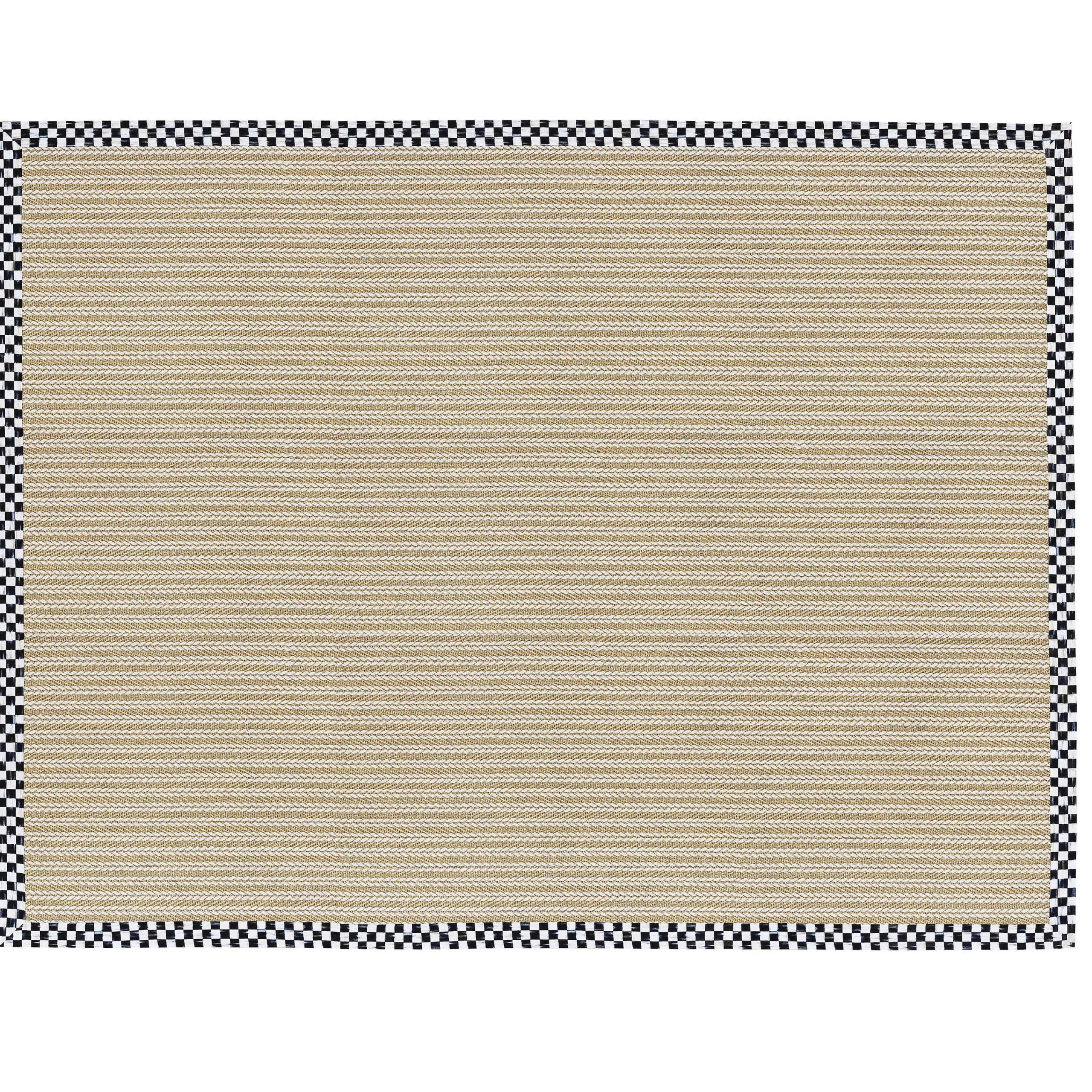 MacKenzie-Childs Courtly Check Sisal Wool Herringbone 8' x 10' Rug| Rugs