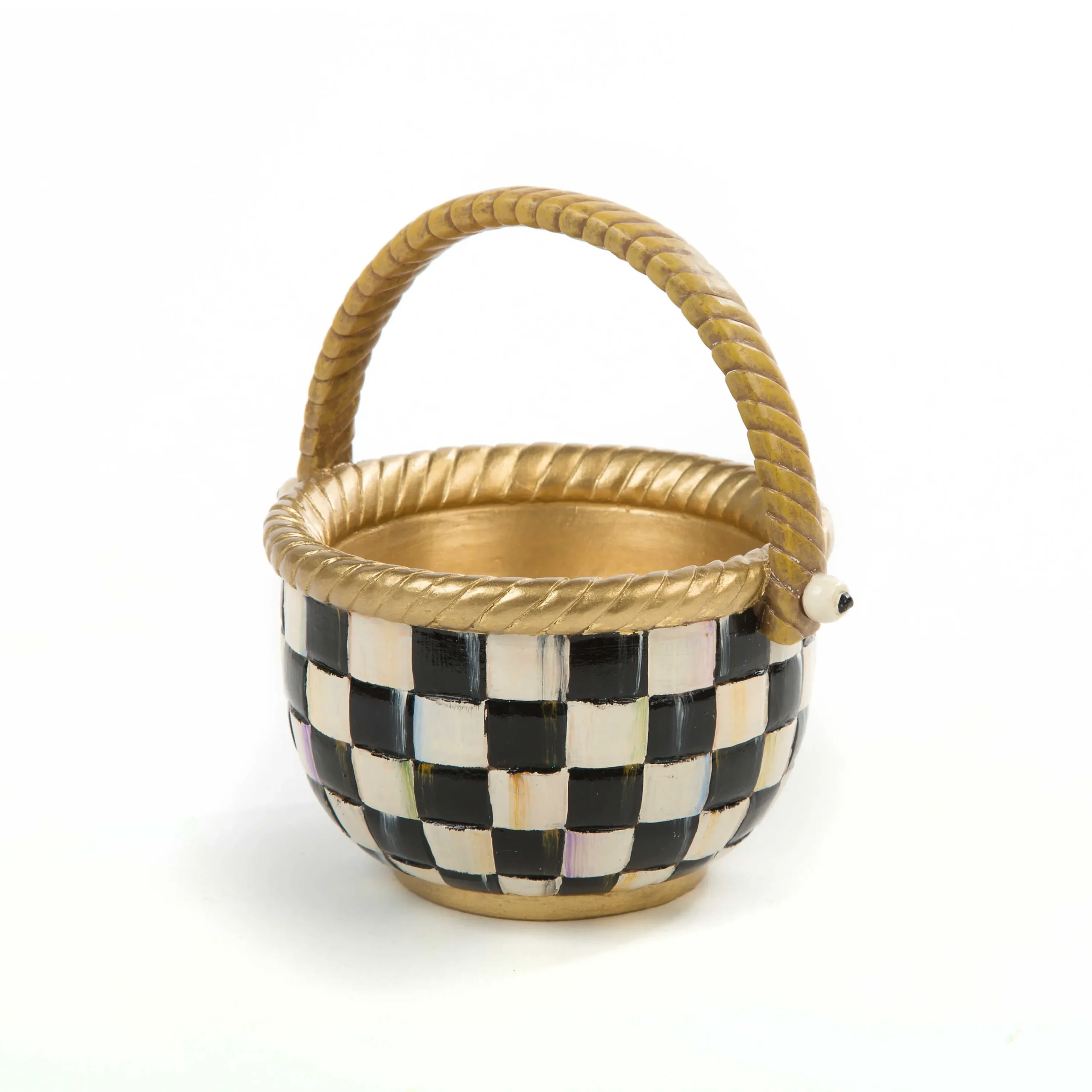 MacKenzie-Childs Courtly Check Small Basket| Spring|Easter