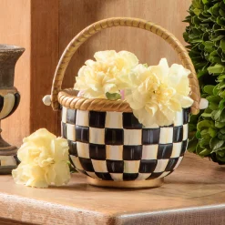 MacKenzie-Childs Courtly Check Small Basket| Spring|Easter