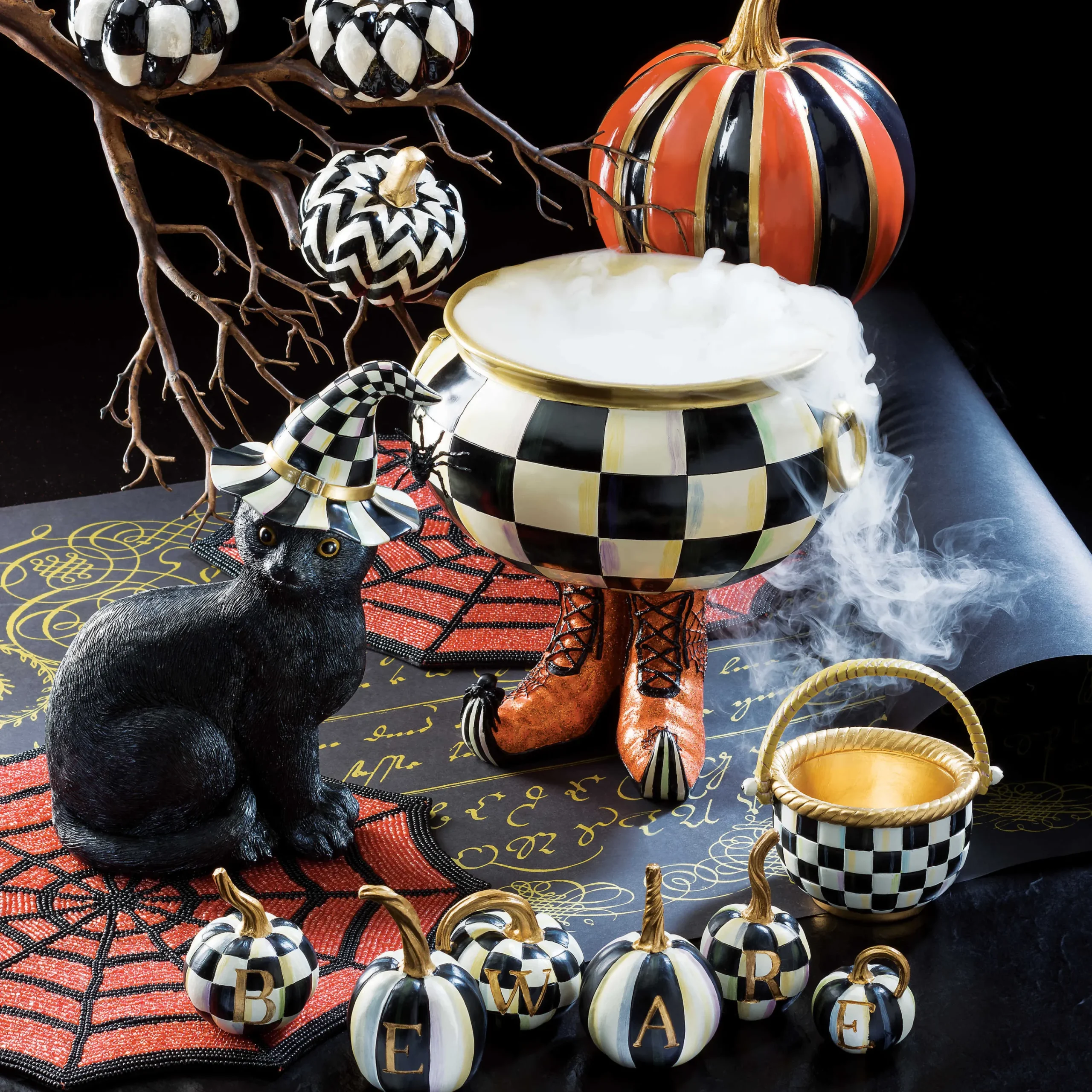 MacKenzie-Childs Courtly Check Small Basket| Spring|Easter
