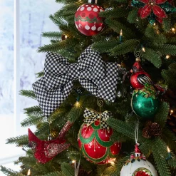 MacKenzie-Childs Courtly Check Small Bow| Finishing Touches|Room Accents