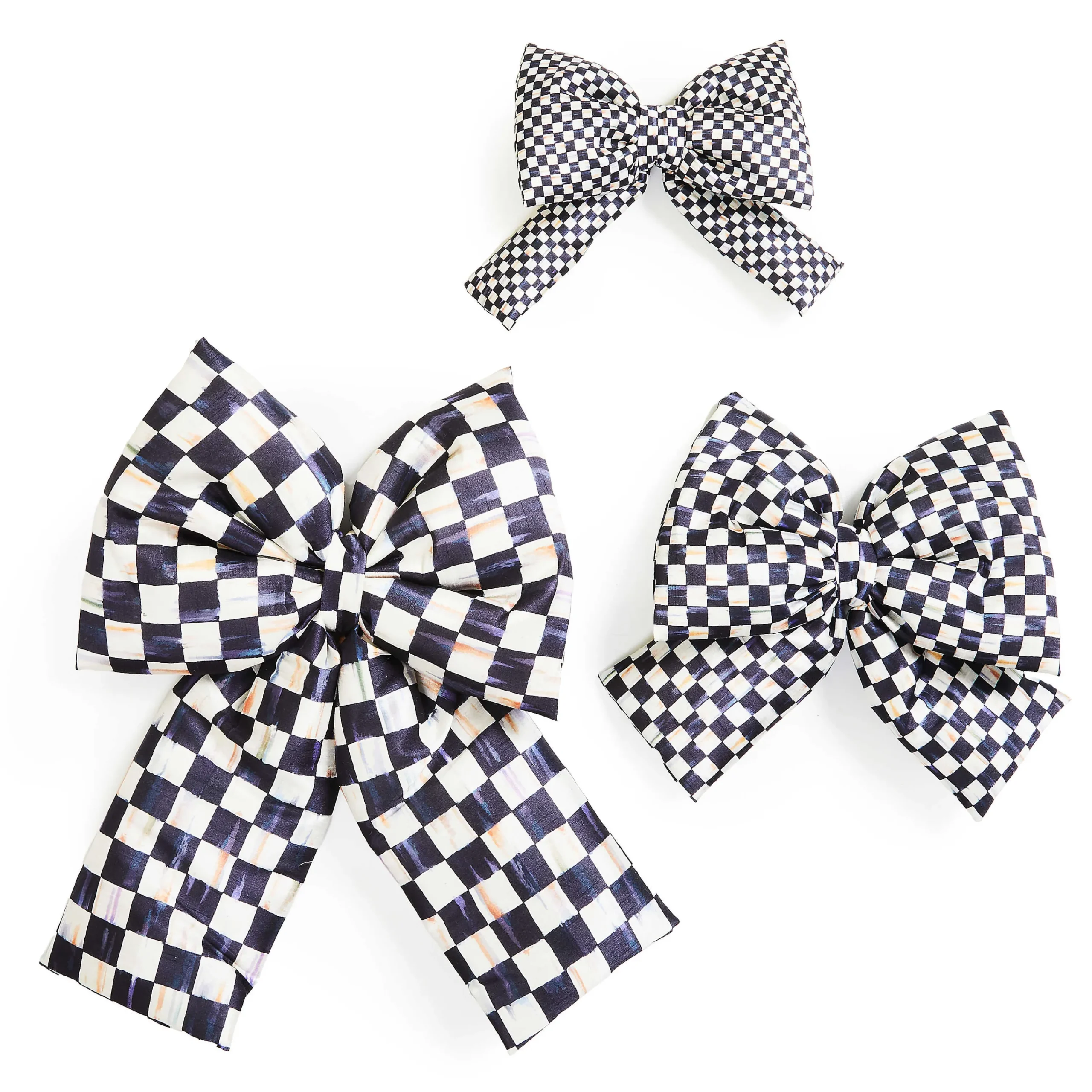 MacKenzie-Childs Courtly Check Small Bow| Finishing Touches|Room Accents