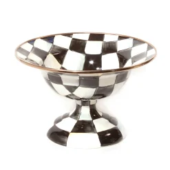 MacKenzie-Childs Courtly Check Small Compote| Serveware