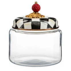 MacKenzie-Childs Courtly Check Small Kitchen Canister| Room Accents
