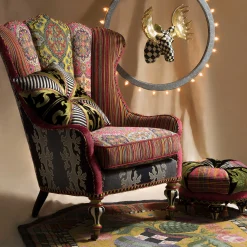 MacKenzie-Childs Courtly Check Small Moose| Holiday|Room Accents