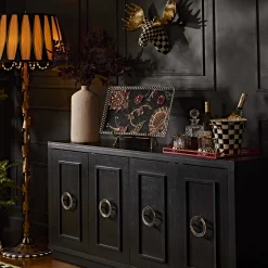 MacKenzie-Childs Courtly Check Small Moose| Holiday|Room Accents