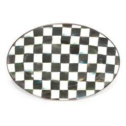 MacKenzie-Childs Courtly Check Small Oval Platter| Fall Entertaining|Bar Entertaining