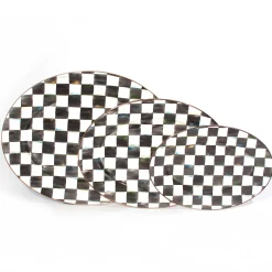 MacKenzie-Childs Courtly Check Small Oval Platter| Fall Entertaining|Bar Entertaining
