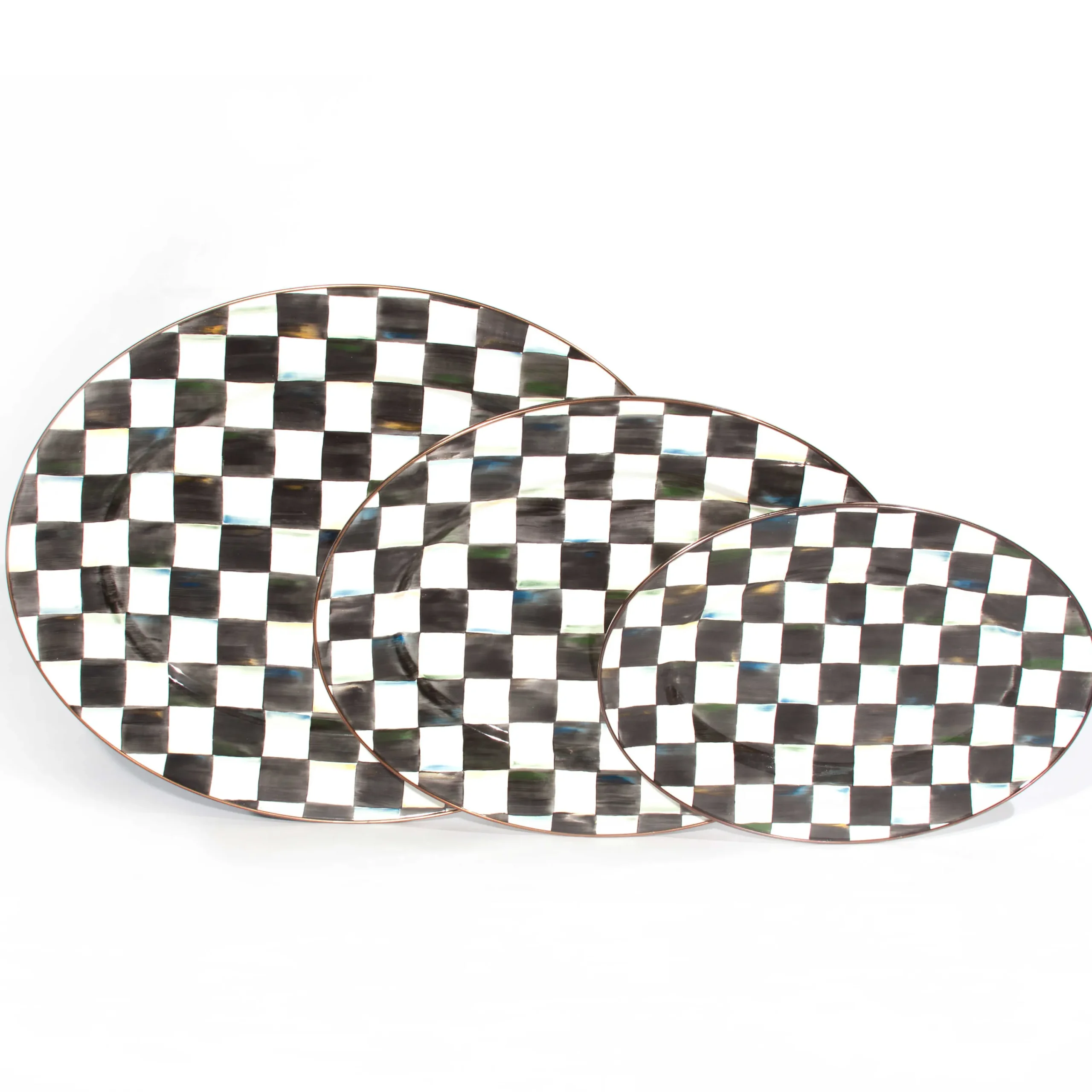MacKenzie-Childs Courtly Check Small Oval Platter| Fall Entertaining|Bar Entertaining