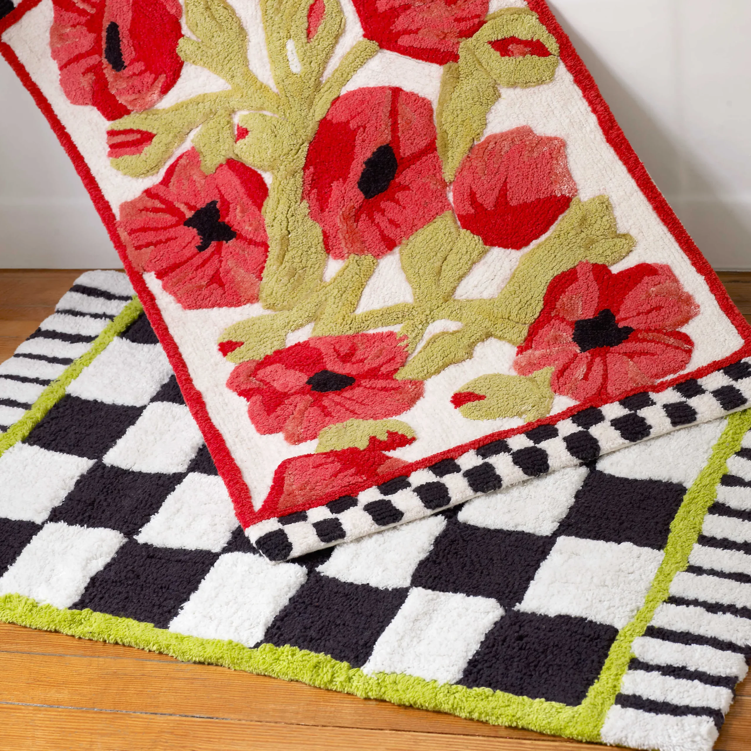 MacKenzie-Childs Courtly Check Standard Bath Rug| Bath & Bath Accessories