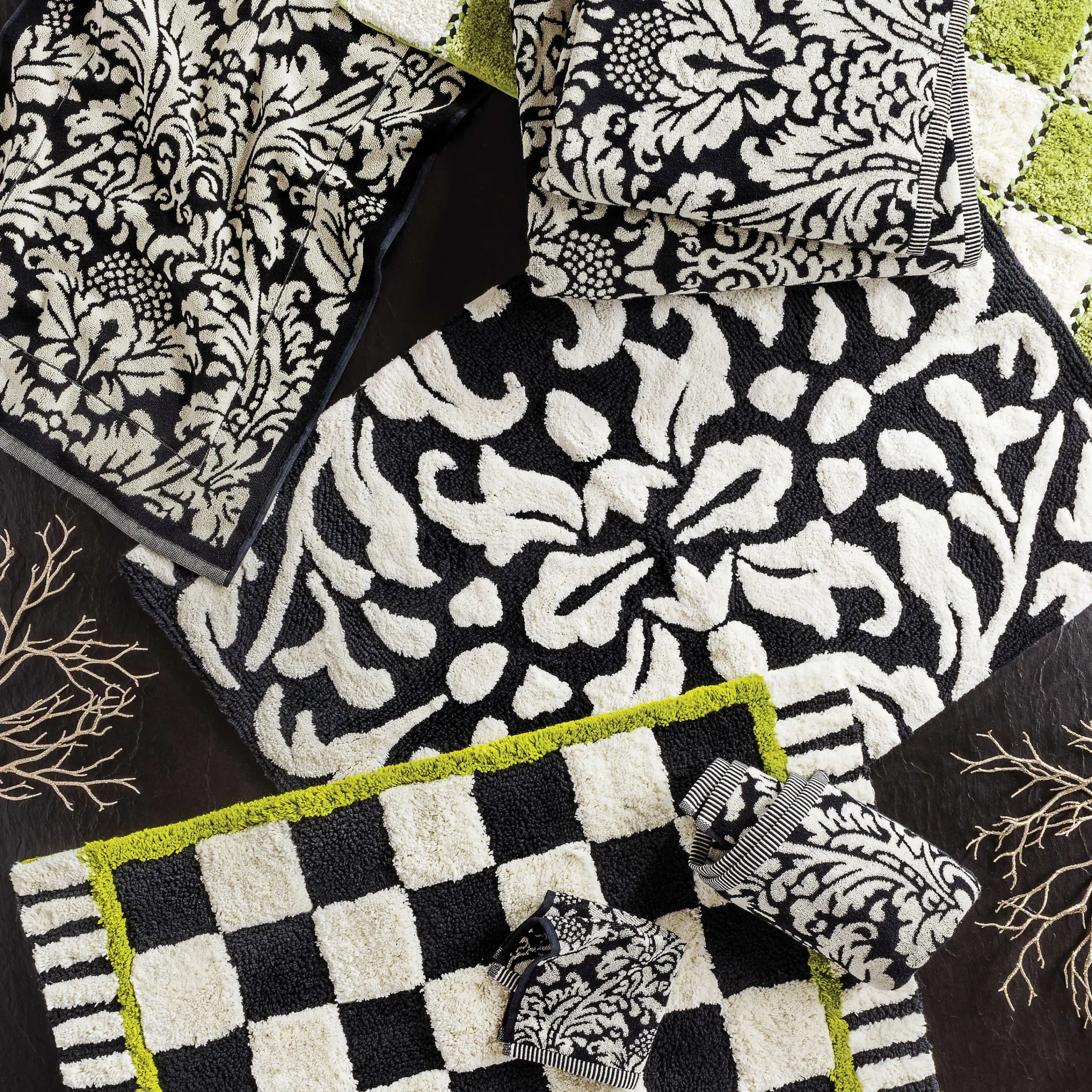 MacKenzie-Childs Courtly Check Standard Bath Rug| Bath & Bath Accessories