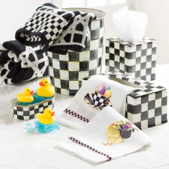 MacKenzie-Childs Courtly Check Standard Tissue Box Cover| Bath & Bath Accessories|Room Accents
