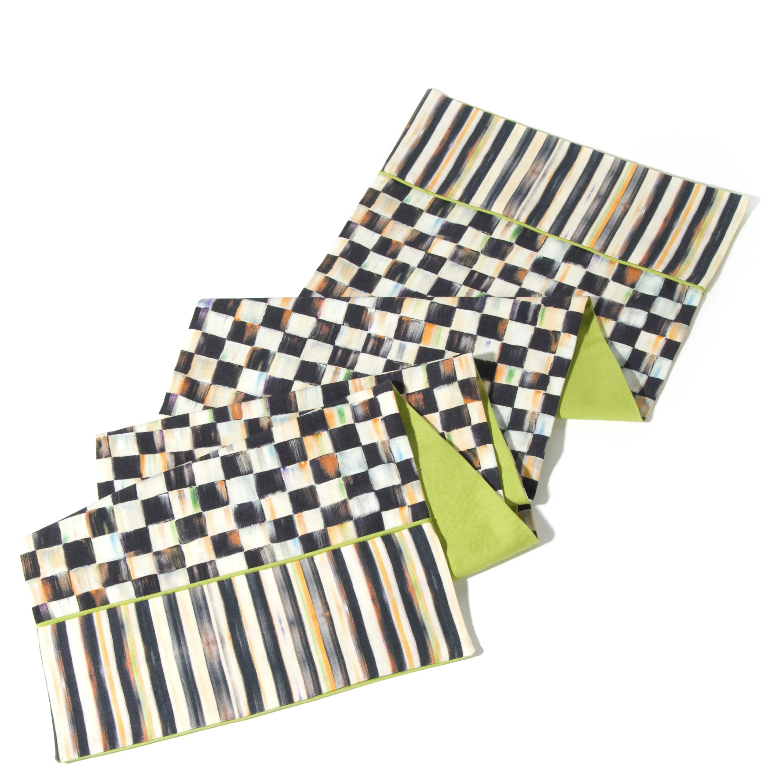 MacKenzie-Childs Courtly Check Stripe Table Runner| Kitchen & Table Linens