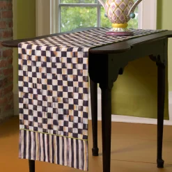 MacKenzie-Childs Courtly Check  Stripe Table Runner| Kitchen & Table Linens