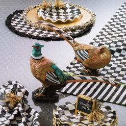 MacKenzie-Childs Courtly Check Stripe Table Runner| Kitchen & Table Linens