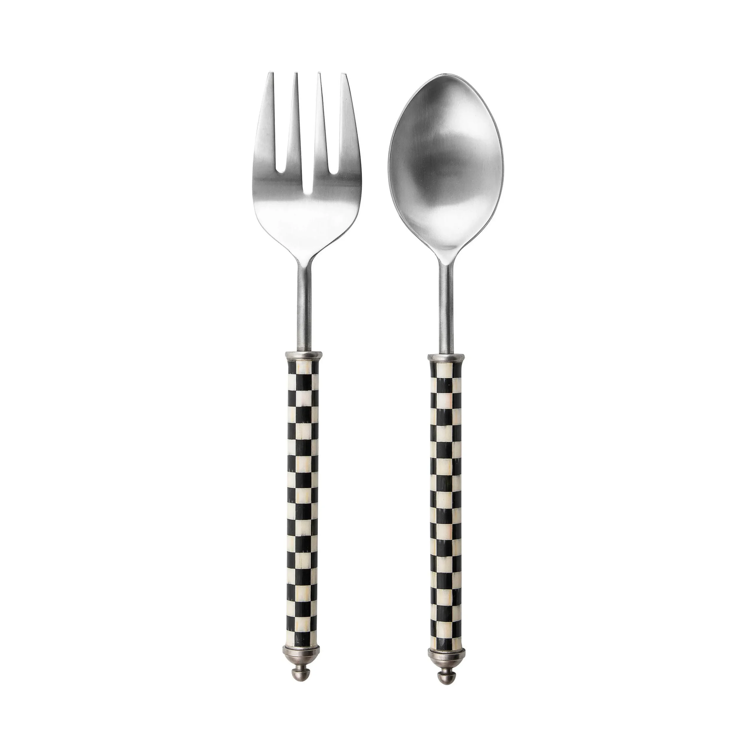 MacKenzie-Childs Courtly Check Supper Club Salad Serving Set| Serveware