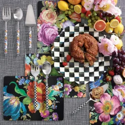 MacKenzie-Childs Courtly Check Supper Club Salad Serving Set| Serveware