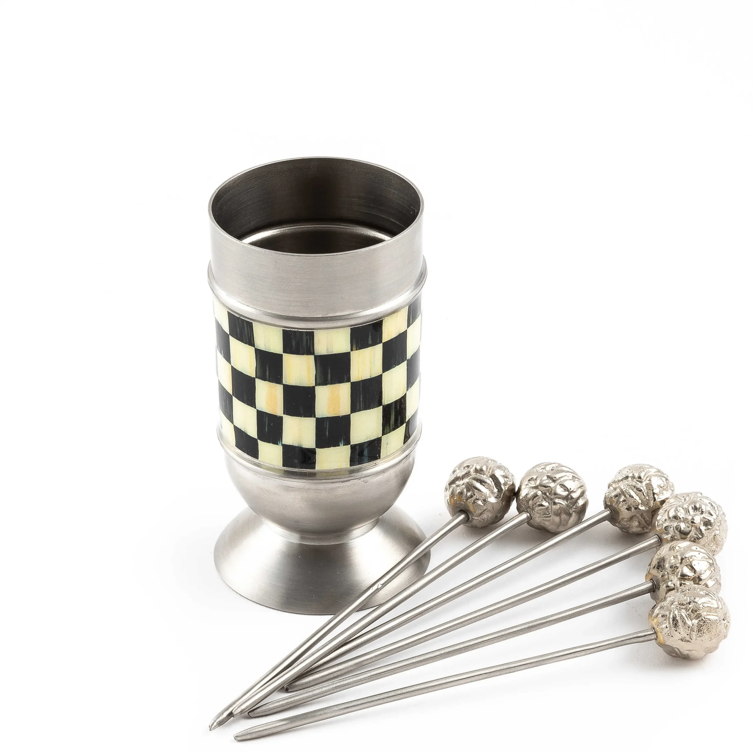 MacKenzie-Childs Courtly Check Supper Club Pick Set| Table Accessories|Bar Entertaining