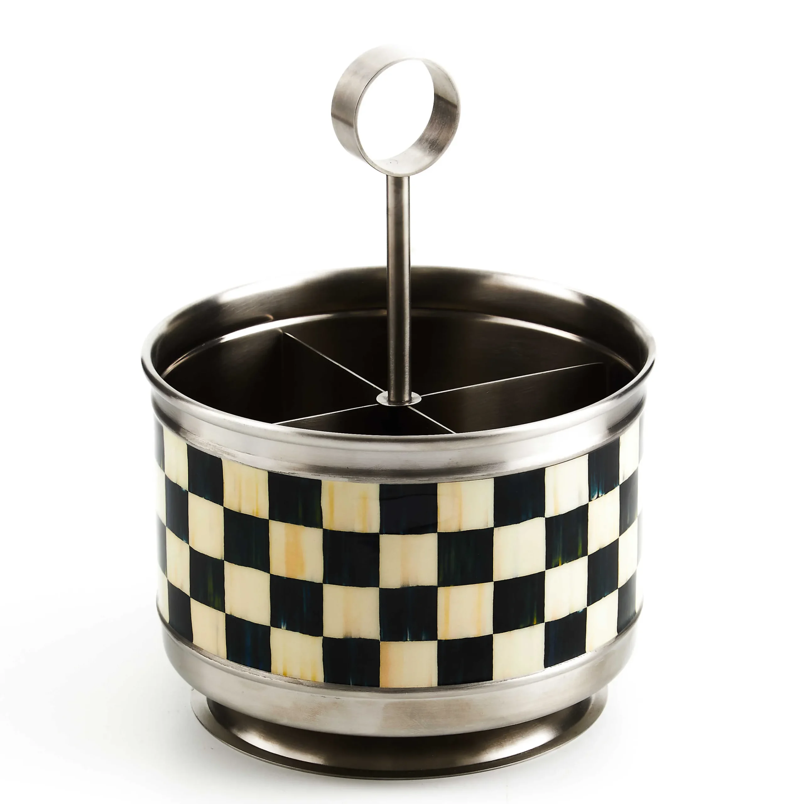 MacKenzie-Childs Courtly Check Supper Club Flatware Caddy| Serveware
