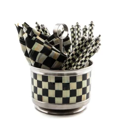 MacKenzie-Childs Courtly Check Supper Club Flatware Caddy| Serveware