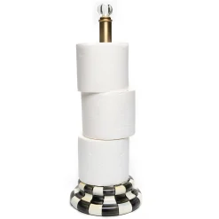 MacKenzie-Childs Courtly Check Toilet Tissue Storage| Bath & Bath Accessories