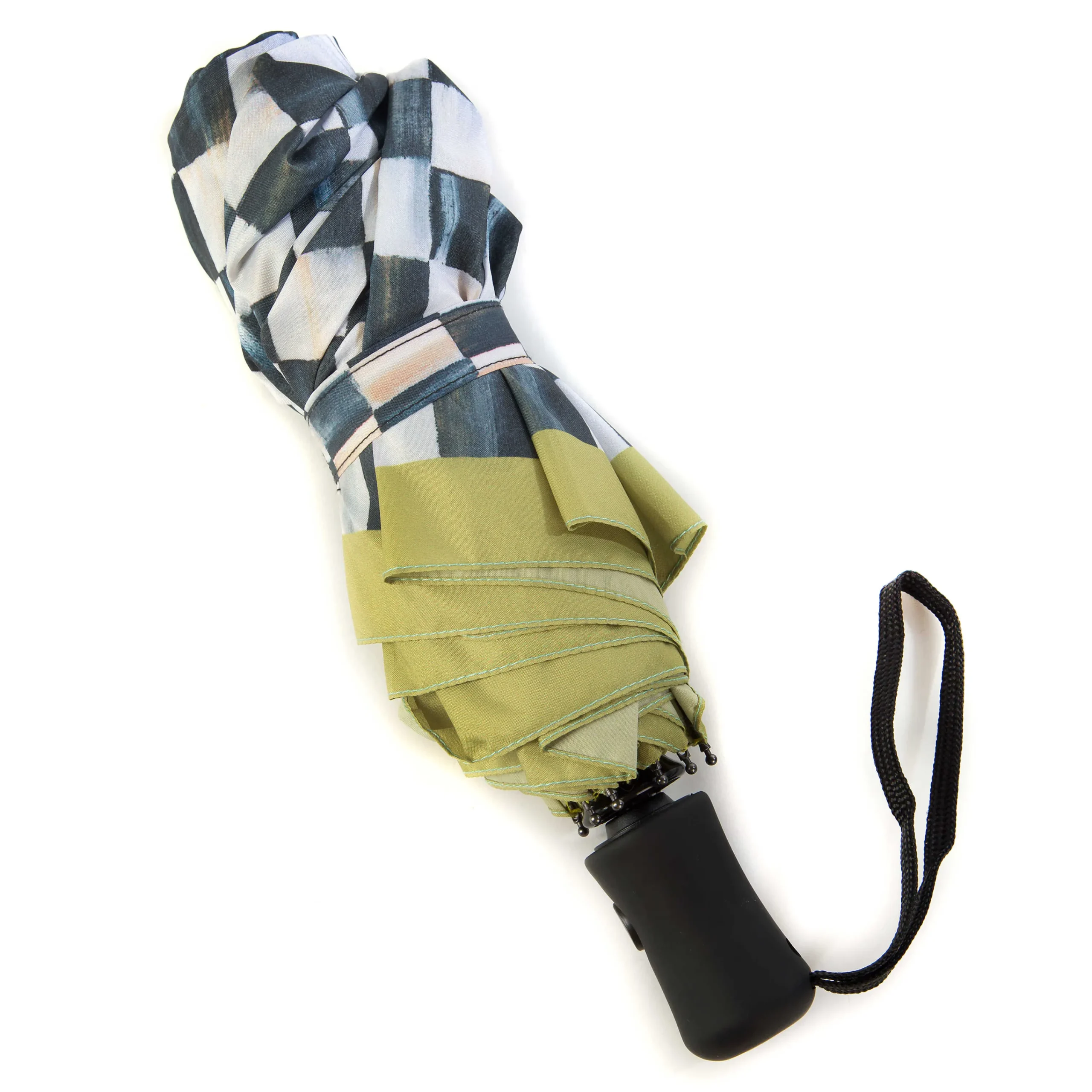MacKenzie-Childs Courtly Check Travel Umbrella| Outdoor