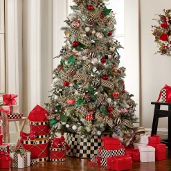 MacKenzie-Childs Courtly Check Tree Collar| Holiday|Room Accents
