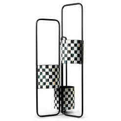 MacKenzie-Childs Courtly Check Triple Plant Stand| Spring|Greenery & Florals