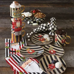 MacKenzie-Childs Courtly Check Triplicity| Bar Entertaining|Serveware