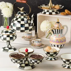 MacKenzie-Childs Courtly Check Triplicity| Bar Entertaining|Serveware