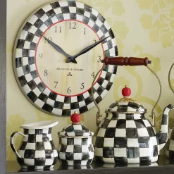 MacKenzie-Childs Courtly Check Wall Clock| Room Accents
