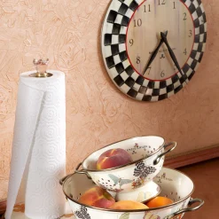 MacKenzie-Childs Courtly Check Wall Clock| Room Accents