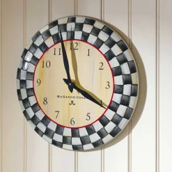 MacKenzie-Childs Courtly Check Wall Clock| Room Accents