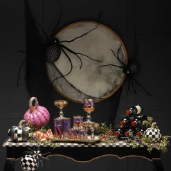 MacKenzie-Childs Courtly Check Wine Rack| Fall Entertaining|Kitchen Storage & Organization