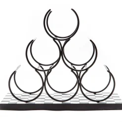 MacKenzie-Childs Courtly Check Wine Rack| Fall Entertaining|Kitchen Storage & Organization