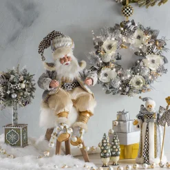 MacKenzie-Childs Courtly Check Wreath Hanger| Easter|Spring