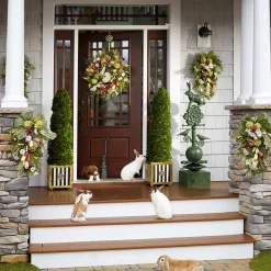 MacKenzie-Childs Courtly Check Wreath Hanger| Easter|Spring