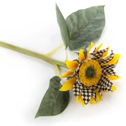 MacKenzie-Childs Courtly Check Yellow Sunflower| Spring|The Fall Shop