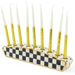 MacKenzie-Childs Courtly Classic Menorah| Holiday|Room Accents