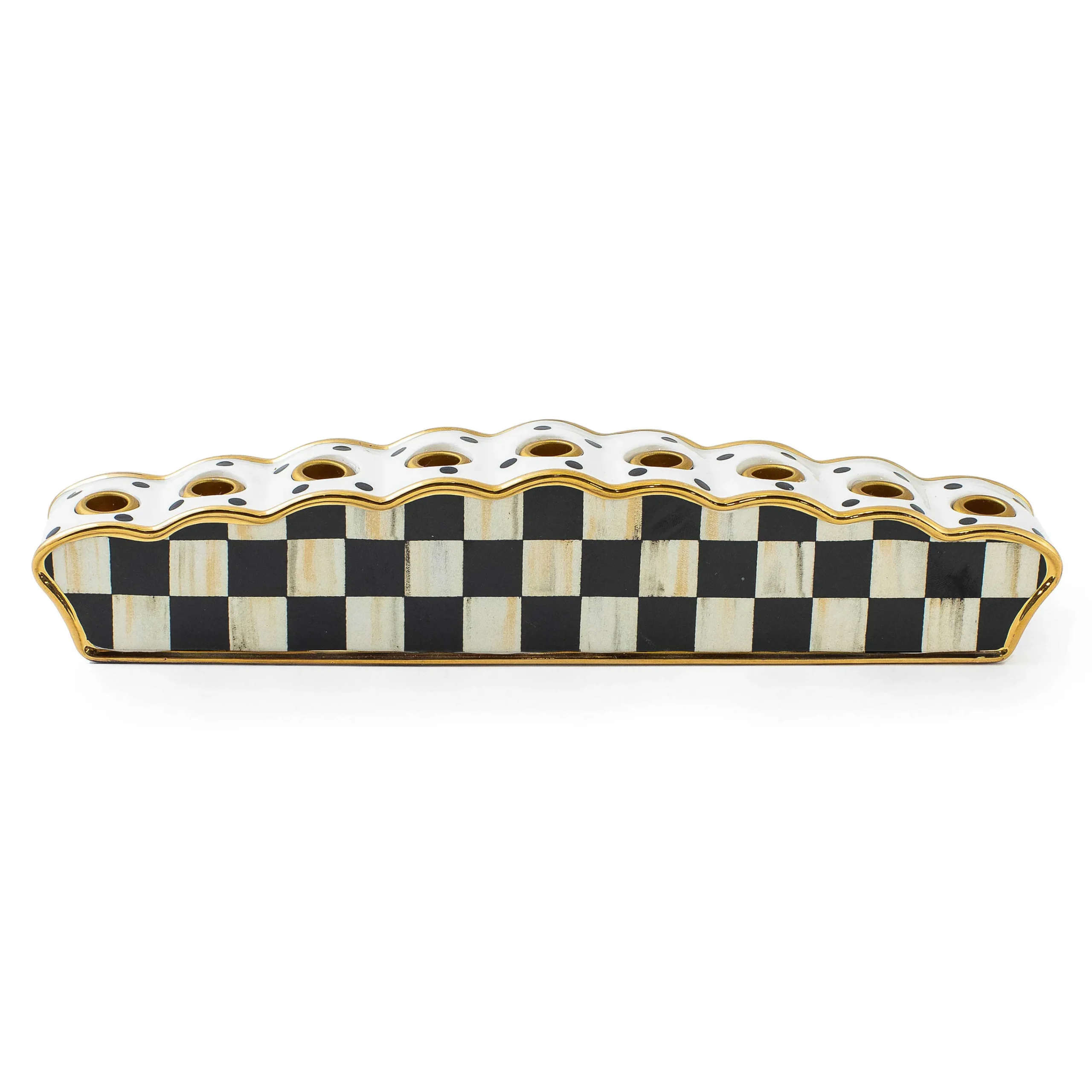 MacKenzie-Childs Courtly Classic Menorah| Holiday|Room Accents